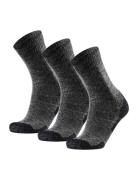 Classic Merino Wool Hiking Socks 3 Pack Sport Socks Regular Socks Grey...