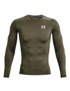 Ua Hg Armour Comp Ls Sport T-Langærmet Skjorte Khaki Green Under Armou...