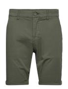 Regular Chino Poplin Shorts - Gots/ Bottoms Shorts Chinos Shorts Green...