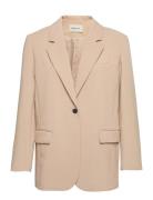 Gale Blazer Blazers Single Breasted Blazers Beige Modström