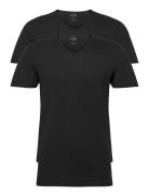 Puma Basic 2P V-Neck Tee Sport T-Kortærmet Skjorte Black PUMA