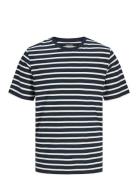 Jjeorganic Basic Tee Ss O-Neck Noos Tops T-Kortærmet Skjorte Navy Jack...