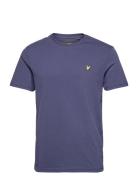 Plain T-Shirt Tops T-Kortærmet Skjorte Navy Lyle & Scott