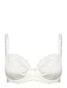 Celine Non Padded Unlined Bra Lingerie Bras & Tops Full Cup Bras White...