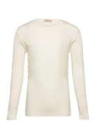 Tamra Tops T-shirts Long-sleeved T-Skjorte Cream MarMar Copenhagen