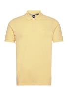 Pallas Tops Polos Short-sleeved Yellow BOSS