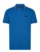 Paddy Pro Sport Polos Short-sleeved Blue BOSS