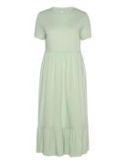 Onlmay S/S Peplum Calf Dress Box Jrs Knælang Kjole Green ONLY