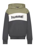 Hmlmorten Hoodie Sport Sweatshirts & Hoodies Hoodies Green Hummel