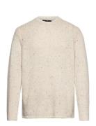 Mozart Sweater Tops Knitwear Round Necks Cream Urban Pi Ers