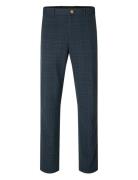 Slh175-Slim Robert Des Flex Pants Noos Bottoms Trousers Formal Blue Se...