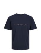 Jjestar Jj Tee Ss Noos Tops T-Kortærmet Skjorte Blue Jack & J S