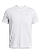 Ua Launch Shortsleeve Sport T-Kortærmet Skjorte White Under Armour