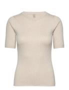 Sc-Dollie Tops Knitwear Jumpers Beige Soyaconcept