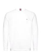 Textured Ls Tee Tops T-Langærmet Skjorte White Tommy Hilfiger