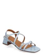 Sandals Sandal Med Hæl Blue Billi Bi