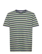 Striped Shield T-Shirt Tops T-Kortærmet Skjorte Green GANT