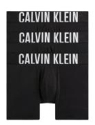 Boxer Brief 3Pk Boxershorts Black Calvin Klein