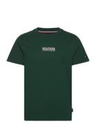 Small Hilfiger Tee Tops T-Kortærmet Skjorte Green Tommy Hilfiger