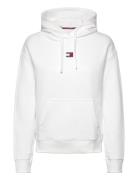 Tjw Bxy Badge Hoodie Tops Sweatshirts & Hoodies Hoodies White Tommy Je...