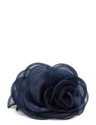 Orchia Flower Hair Claw Accessories Hair Accessories Hair Claws Navy B...