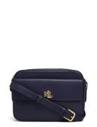 Leather Medium Marcy Camera Bag Bags Crossbody Bags Navy Lauren Ralph ...