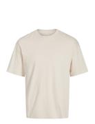 Jjeurban Edge Tee Ss O-Neck Noos Tops T-Kortærmet Skjorte Cream Jack &...