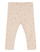 Leggings Rib Bottoms Leggings Beige Fixoni