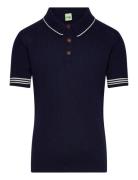 Polo Shirt Tops T-Kortærmet Skjorte Navy FUB