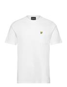 Pocket T-Shirt Tops T-Kortærmet Skjorte White Lyle & Scott