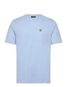 Pocket T-Shirt Tops T-Kortærmet Skjorte Blue Lyle & Scott