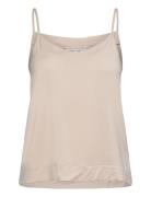 Liliw Base Camisole Tops T-shirts & Tops Sleeveless Cream InWear