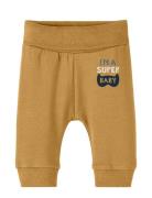 Nbmvonne Sweat Pant Box Bru Bottoms Sweatpants Yellow Name It