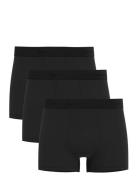 Slhliam 3-Pack Trunk Noos Boxershorts Black Selected Homme