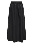 Onlzora Hw Long Skirt Pnt Lang Nederdel Black ONLY