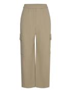 Te Iw Pant Bottoms Trousers Wide Leg Khaki Green InWear