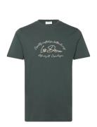 Camden T-Shirt Tops T-Kortærmet Skjorte Khaki Green Les Deux