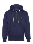 Rl Fleece-Lsl-Knt Tops Sweatshirts & Hoodies Hoodies Navy Polo Ralph L...