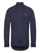 Reg Jersey Pique Shirt Tops Shirts Casual Navy GANT