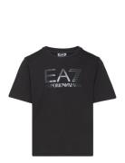 T-Shirt Tops T-Kortærmet Skjorte Black EA7