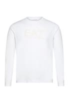 T-Shirt Tops T-Langærmet Skjorte White EA7