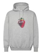 Cass Trouble Hoodie Tops Sweatshirts & Hoodies Hoodies Grey Double A B...