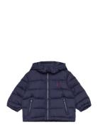 Ripstop Hooded Down Jacket Foret Jakke Navy Ralph Lauren Baby