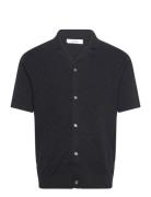 Biarritz Designers Shirts Short-sleeved Navy Reiss