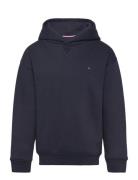 U Timeless Fleece Hoodie Tops Sweatshirts & Hoodies Hoodies Navy Tommy...