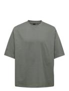 Onsmillenium Ovz Ss Tee Noos Tops T-Kortærmet Skjorte Khaki Green ONLY...