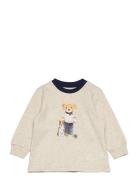 Polo Bear Cotton Jersey Long-Sleeve Tee Tops T-shirts Long-sleeved T-S...