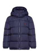 Ripstop Down Hooded Jacket Foret Jakke Navy Ralph Lauren Kids