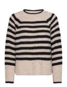 Juliette Knit Tops Knitwear Jumpers Beige Noella