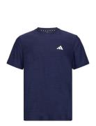 Tr-Es Stretch T Tops T-Kortærmet Skjorte Navy Adidas Performance